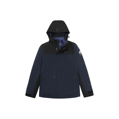 CAMEL Все Погода Водонепроницаемый Ветрозащитный Дышащий And Теплоизоляционный Ветровка Мужской