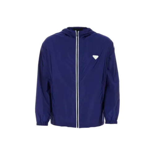 PRADA FW23 Куртки и Пальто Мужской Синий