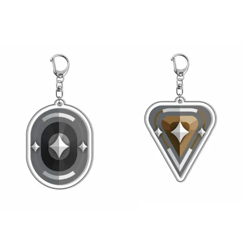 JIUFEN Мерч Riot Games Бесстрашный Компактный значок ранга Valorant брелок из акрила индивидуальный DIY с подвесками аниме-тематики