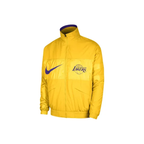 Nike NBA Коллаборация Куртки и Пальто Los Angeles Lakers Мужской Золотой