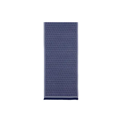 Ferragamo Wool Knit Шарфы Синий Женские