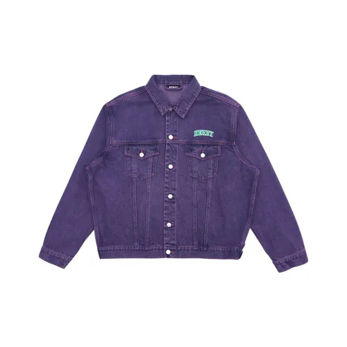 Nerdy Темно-фиолетовый Унисекс Джинсовые куртки