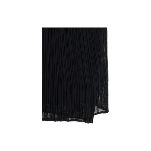 PLEATS PLEASE ISSEY MIYAKE Полиэстер Трикотаж Шарфы Женские Черный