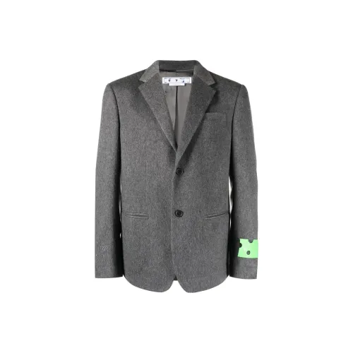 Off Белый Угольный Серый Мужской Деловые Костюмы