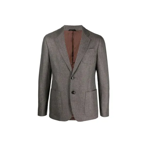 GIORGIO ARMANI Серый Мужской Деловой костюм