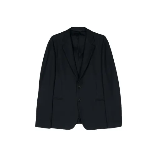 GIORGIO ARMANI SS24 Бизнес Костюм Пальто Мужской Морской Синий