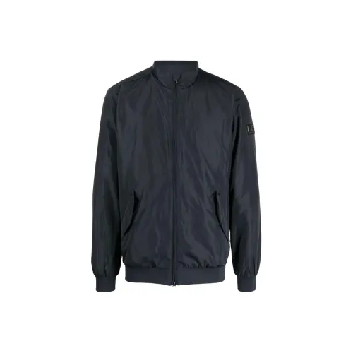 EMPORIO ARMANI EA7 SS23 Куртки и Пальто Мужской Темно-синий