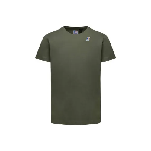 K WAY Зеленый Мужской T-Рубашки
