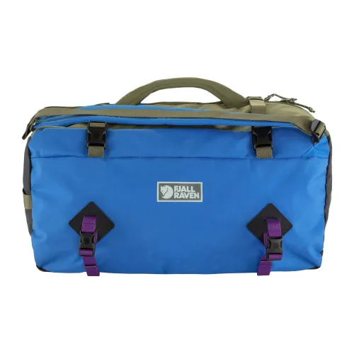 Fjallraven Переработанный нейлон дорожная сумка 45 л унисекс синий и зеленый