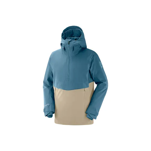 SALOMON Gravity Gore TEX Светло-желтые Мужские Ветровки