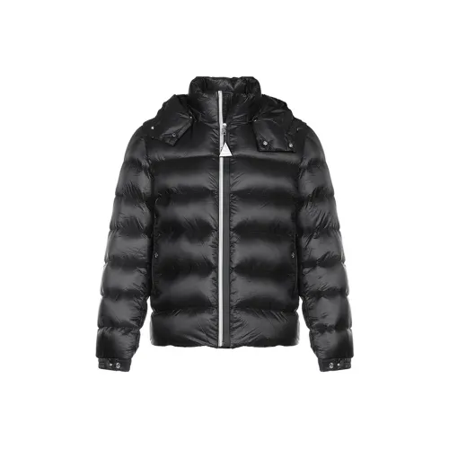 MONCLER Черный Мужской Пуховик