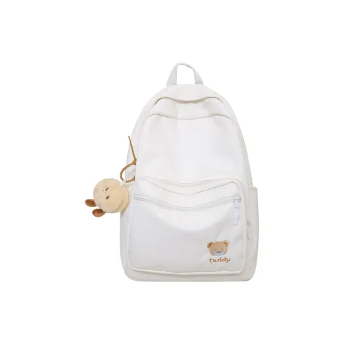 PULEWEI Nylon Backpack Large Women's Multicolor