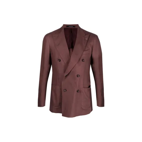 Tagliatore Мужские деловые костюмы бордового цвета