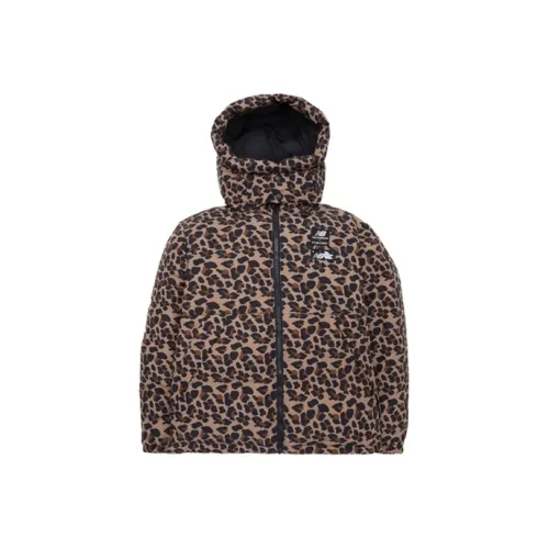 New Balance Леопардовый принт Многоцветный Унисекс Пуховики