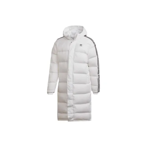 Adidas Originals LONG DOWN JACKET Пуховик Зимний Мужской Белый