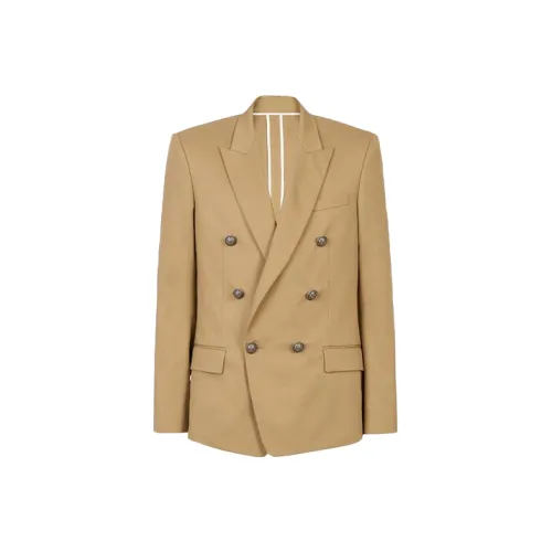 BALMAIN Хаки Мужские Деловые Костюмы