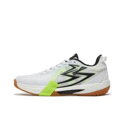 361° Victory Pro Slip-Resistant Breathable и Поддерживающая Низкая Обувь для Бадминтона Унисекс Белый Желтый