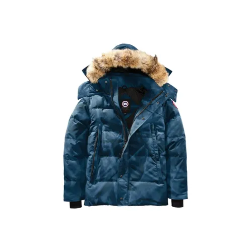 Canada Goose Wyndham Series Синий Мужской Пуховик