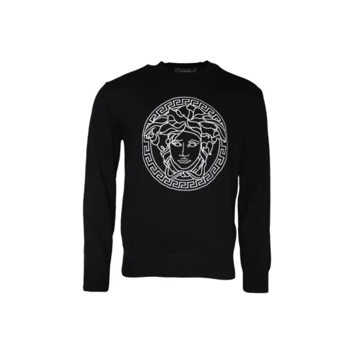 VERSACE Черный Мужской Трикотаж