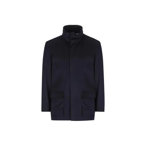 Loro Piana Морской Синий Мужские Куртки