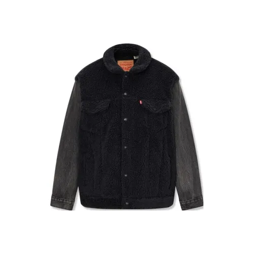 Levi's Denim Куртка Мужская Черная Серый