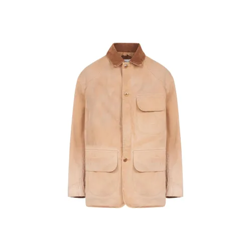 Maison Margiela FW24 Куртки и Пальто Мужской Песочно-Бежевый