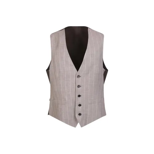 LARDINI Светло-серые мужские жилеты