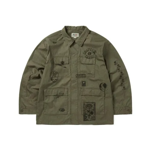 Thisisneverthat x Grateful Dead Зеленая унисекс куртка