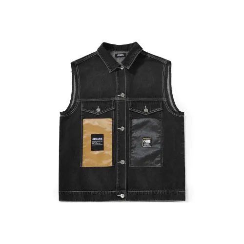 GENANX Черные Унисекс Жилеты