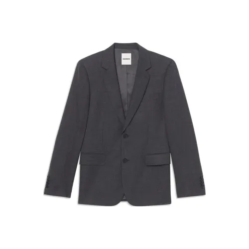Sandro Carbon Gray Мужские Деловые Костюмы