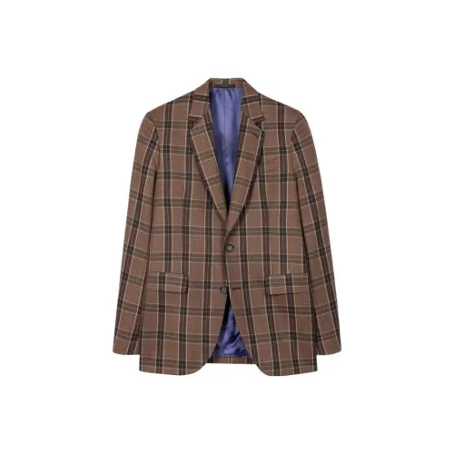 Paul Smith Коричневый Мужской Деловой костюм