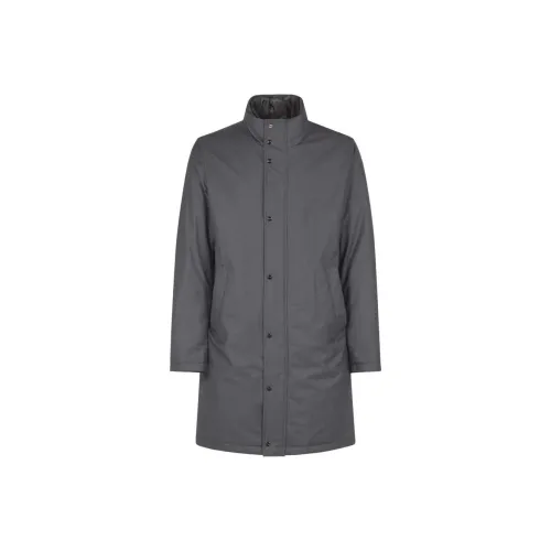 HERNO Серый Мужской Пуховик