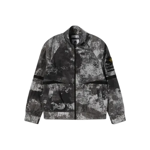STONE ISLAND x DSM SS24 Куртки Пальто Унисекс Черный