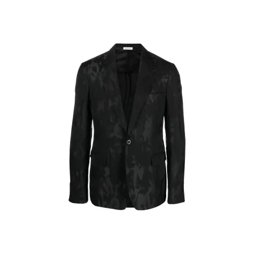 Alexander McQueen Бизнес-костюм Пальто Мужской Черный