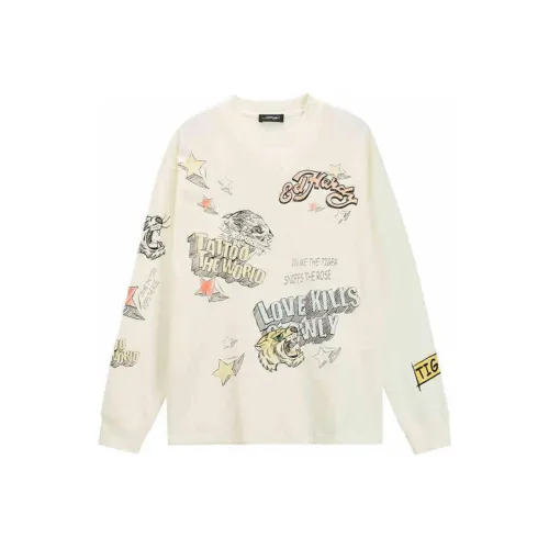 Ed Hardy Мужские Толстовки цвета Айвори