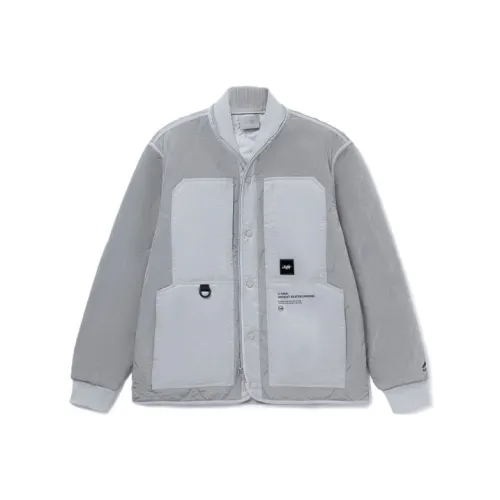 LINING Хлопковый пуховик Зимний Мужской Серый