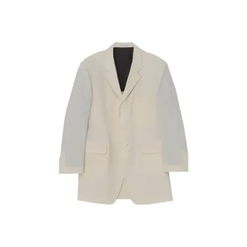 Yohji Yamamoto Белый Мужской Бизнес-костюмы