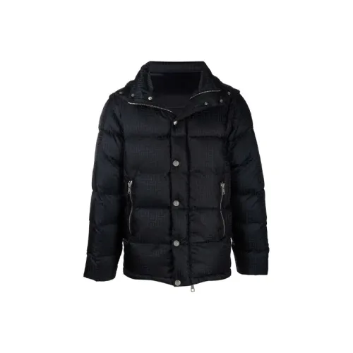 BALMAIN Черный Мужской Пуховик