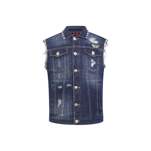 BOINIGAN VANITA Жилет Унисекс Джинсовый Синий