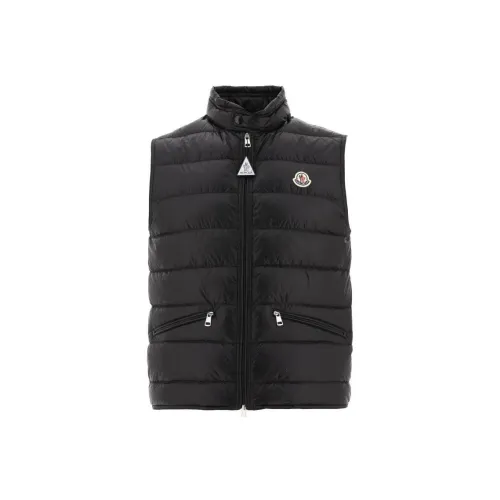 Moncler Мужские жилеты черного цвета