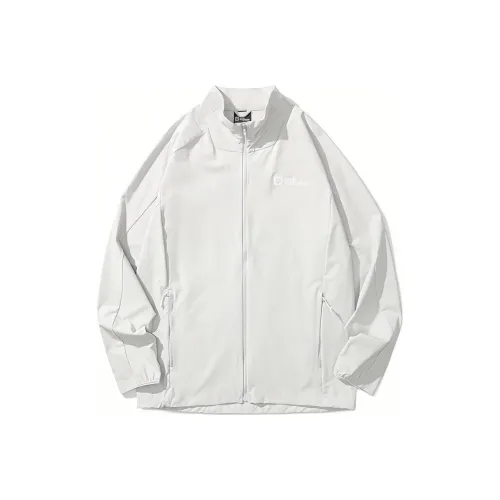 Jack Wolfskin Ветрозащитные и водонепроницаемые куртки и пальто Мужской холодный серый