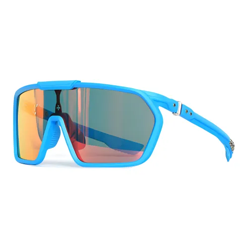 Chrome Hearts Нерегулярная форма Солнцезащитные очки Мужской Синий