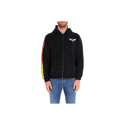 MARCELO BURLON Черные Мужские Куртки