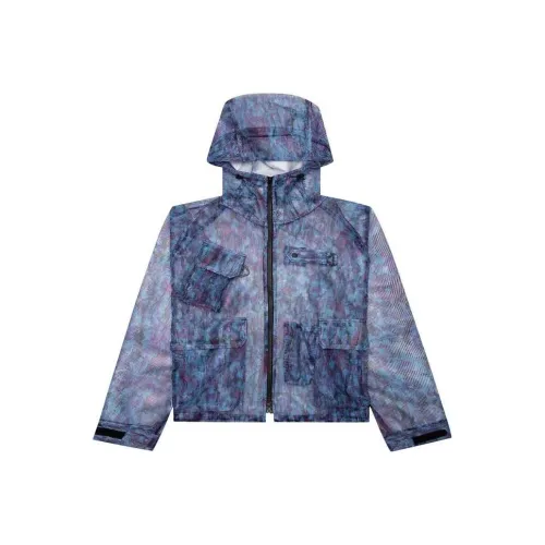 Needles синий-фиолетовый унисекс куртки