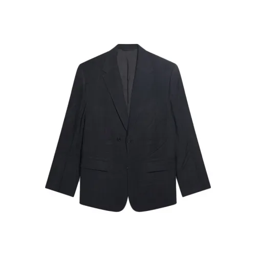 Balenciaga Бизнес Костюм Пальто Свободный крой Мужской Серый