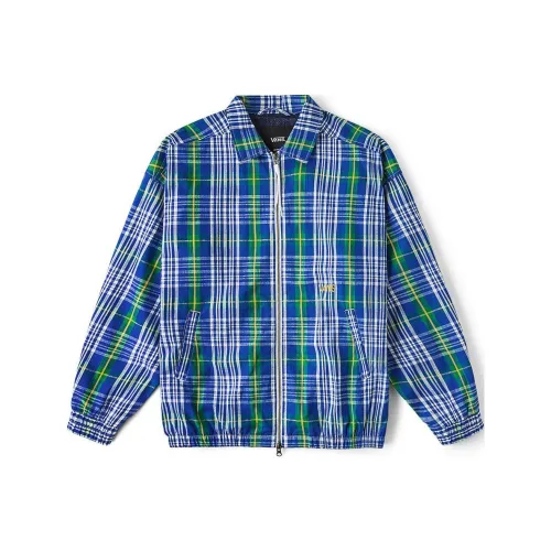 VANS Куртки и Пальто Мужской Синий Клетка