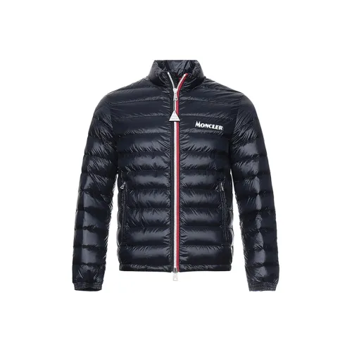 Moncler Пуховик Зимний Мужской Темно-синий