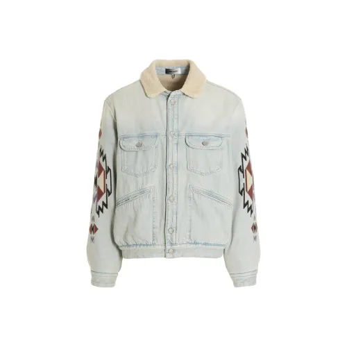 ISABEL MARANT Синий Мужской Джинсовые куртки