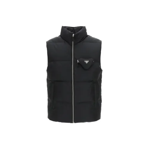 PRADA Мужские черные жилеты