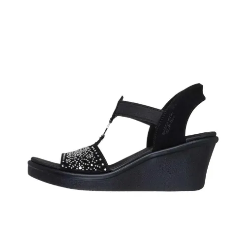 Skechers Rumble On One Ремешок Сандалии Женские Черные